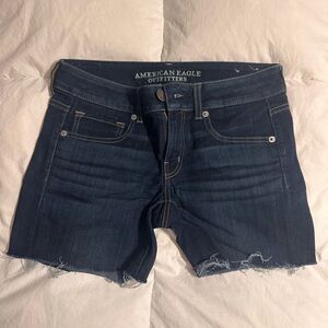 American Eagle Outfitters Super Stretch Blue Jean Shorts